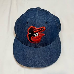 MLB perfect condition flat brimmed Orioles baseball cap